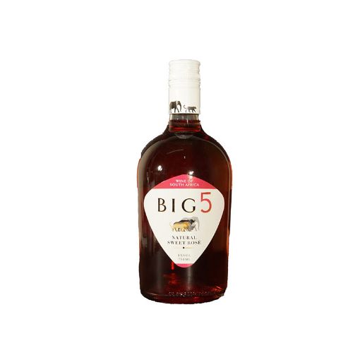 Picture of BIG 5 NATURAL SWEET ROSE WINE 750ML