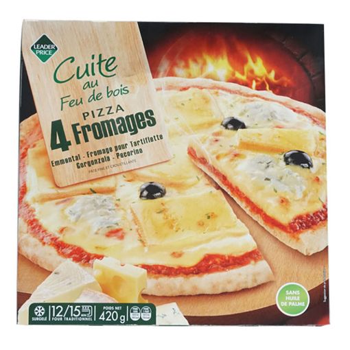 Picture of LEADER PRICE PIZZA 4 FROMAGES 420G