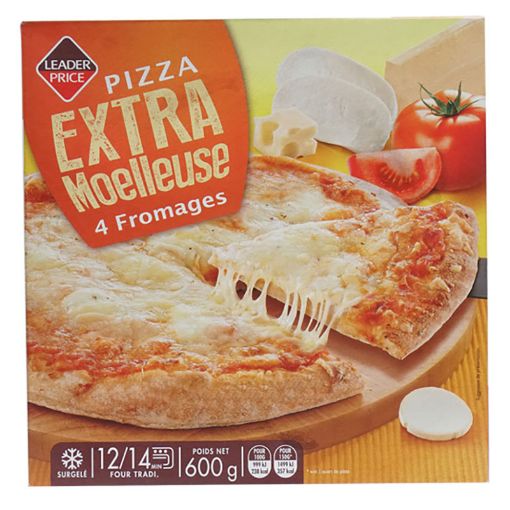 Picture of LEADER PRICE PIZZA MOELLEUSE FROMAGE 600G