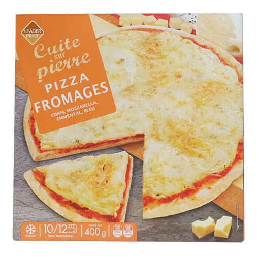 Picture of LEADER PRICE PIZZA CUITE SUR PIERRE FROMAGE 400G