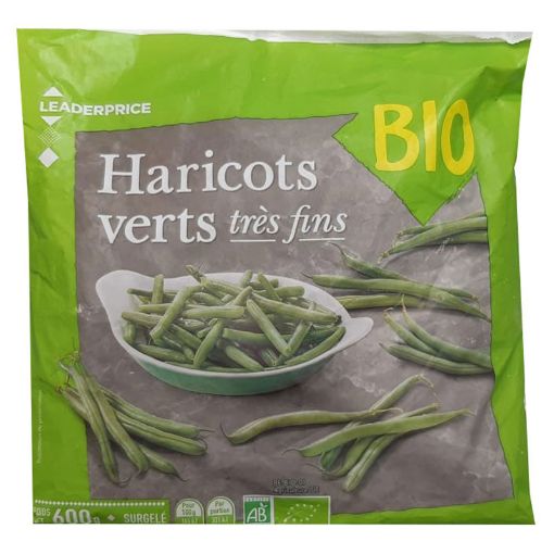 Picture of LEADER PRICE HARICOTS VERTS TRES FINS BIO 600G