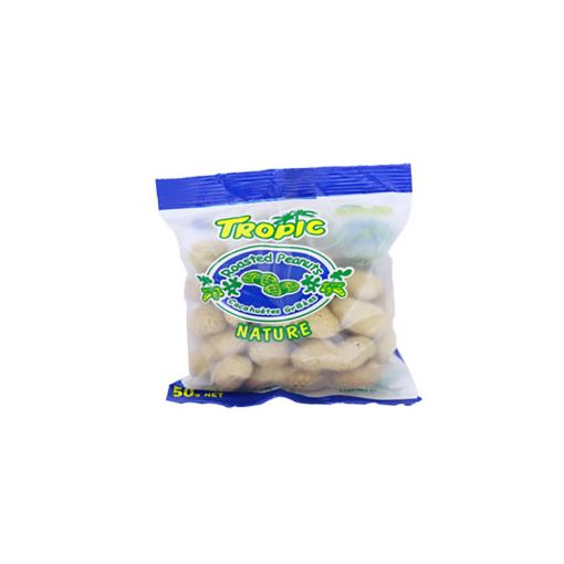 Picture of TROPIC ROASTED PEANUTS IN SHELLS 50G