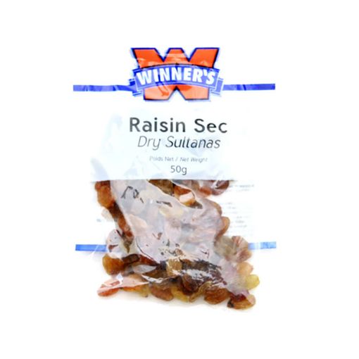 Picture of WINNERS RAISINS SECS 50G