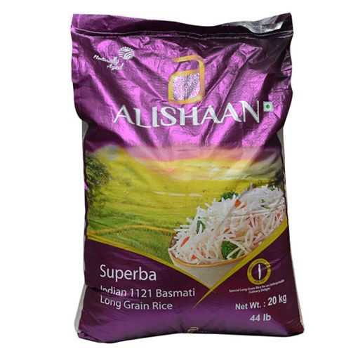 Picture of ALISHAAN SUPERBA BASMATI RICE 1121 20KG