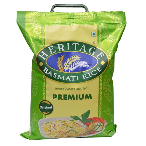 Picture of HERITAGE PREMIUM BASMATI 5KG