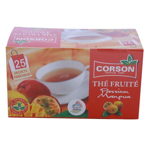 Picture of CORSON PASSION MANGUE TEA BAGS X 25 50GMS