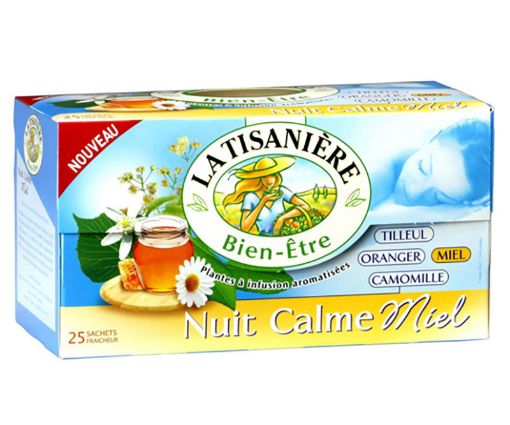 Picture of LA TISANIERE NUIT CALME MIEL 37.4G