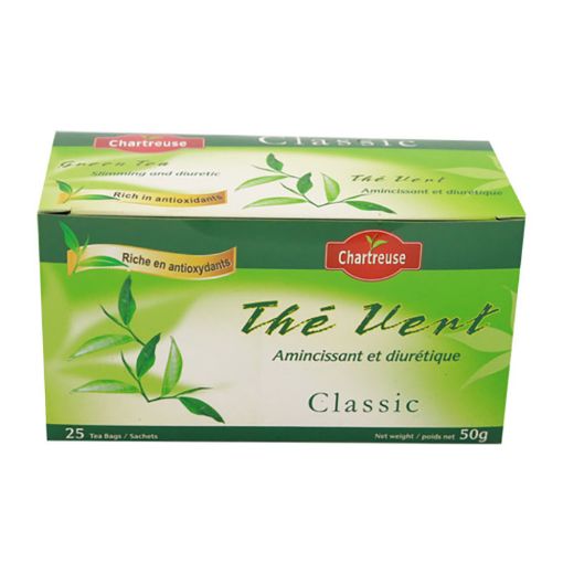 Picture of LA CHARTREUSE GREEN TEA BAG 50G