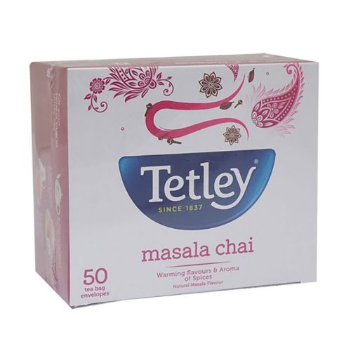 Picture of TETLEY TEA BAG BLACK TEA MASALA X50