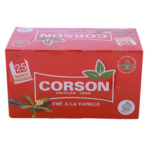 Picture of CORSON CADDIES THI?E DES ILES POUCH VANILLA TEA BAGS 50GMS