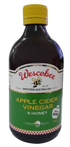 Picture of WESCOBEE APPLE CIDER VINEGAR HONEY 500ML