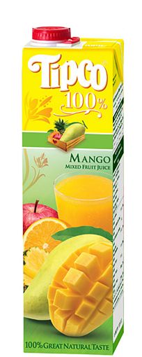 Picture of TIPCO JUICE 100% MANGO AND MIXED FRUIT 1LT