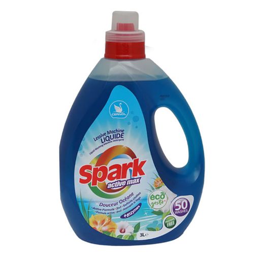 Picture of SPARK LESSIVE LIQUIDE MACHINE DOUCEUR OCEANE 3L