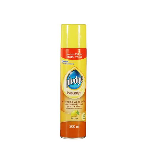 Picture of PLEDGE WOOD POLISH LEMON 300ML