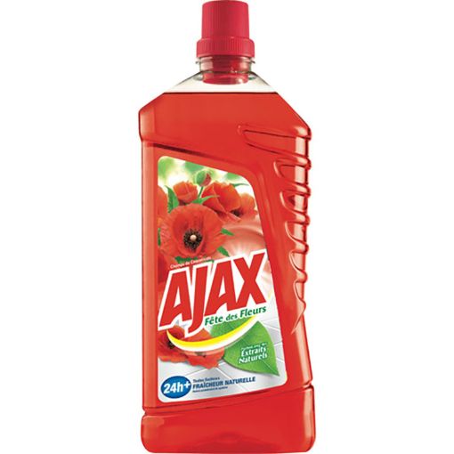 Picture of AJAX FETE DES FLEURS NETTOYANT MENAGER COQUELICOT ORIGINE NATURELLE 1 25L