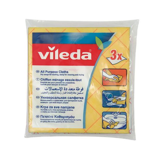 Picture of VILEDA ALL PURPOSE CLOTH x 3