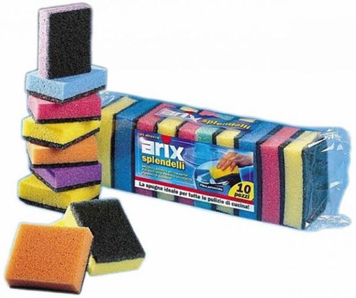 Picture of ARIX SSS 1275  SYNTHETIC COLOUR SPONGE SCOURER 5