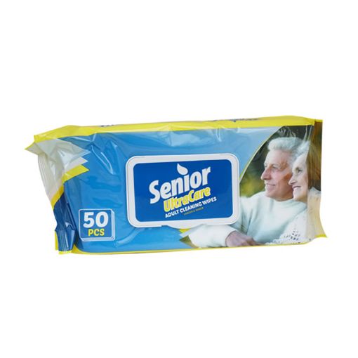 Picture of SENIOR ULTRA CARE CLEANING WIPES 50