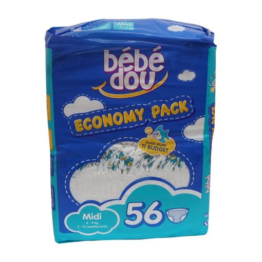 Picture of BEBECALIN ECO JUMBO PACK MIDI X 56 49KG