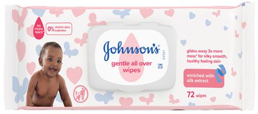 Picture of JOHNSON LINGETTES GENTLE ALL OVER X 72