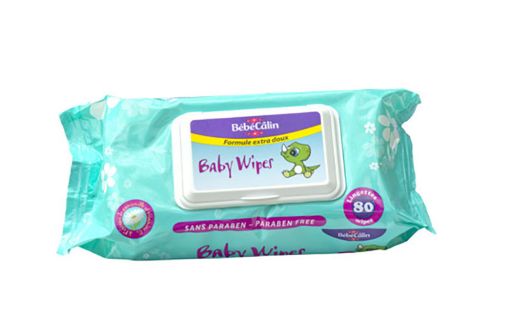 Picture of BEBECALIN WIPES WITH LIDS X 80 CAMOMILLE VITAMIN E