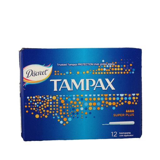 Picture of TAMPAX SUPER PLUS X12