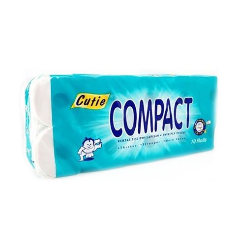 Picture of CUTIE COMPACTE PAPIER TOILETTE 10 ROLLS 350S