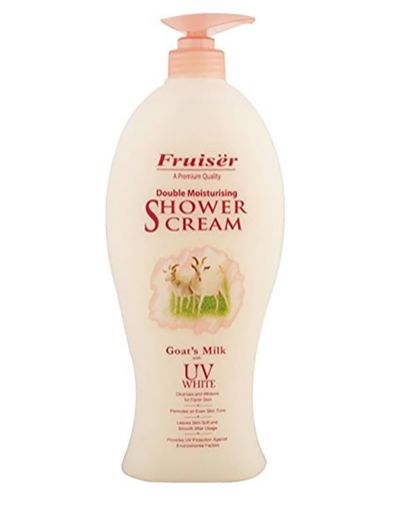 Picture of FRUISER DOUBLE MOIST CREME DOUCHE GOAT MILK  UV WHITE 1000ML