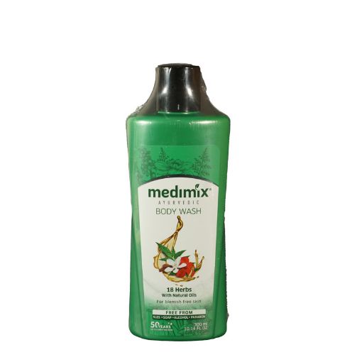 Picture of MEDIMIX GEL DOUCHE  300ML 18 HERBS WITH NATUROUGE A LEVRE OIL