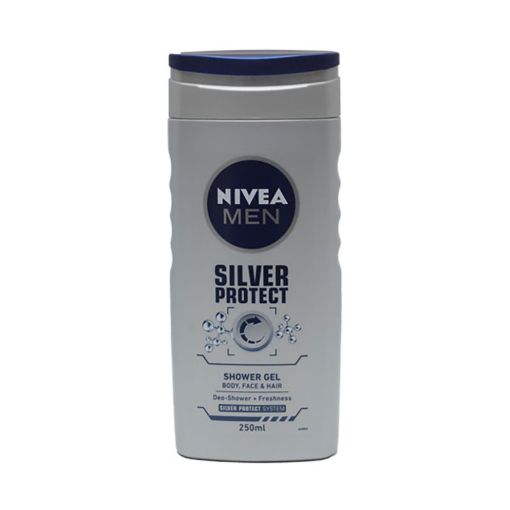 Picture of NIVEA SHAMPOOING DOUCHE SILVER PROTECT POUR HOMME 250ML