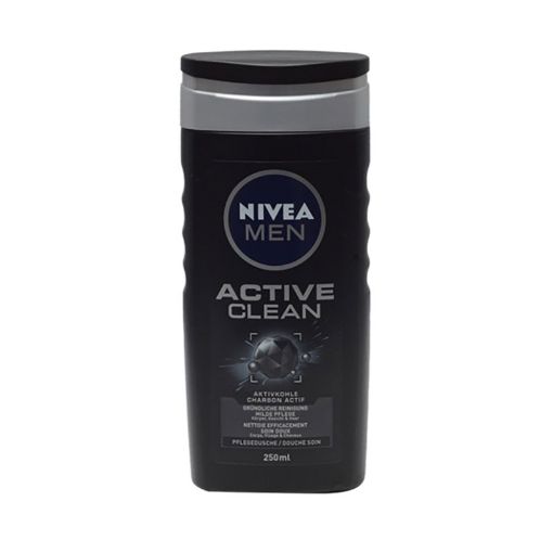 Picture of NIVEA SHAMPOOING DOUCHE ACTIVE CLEAN POUR HOMME 250ML