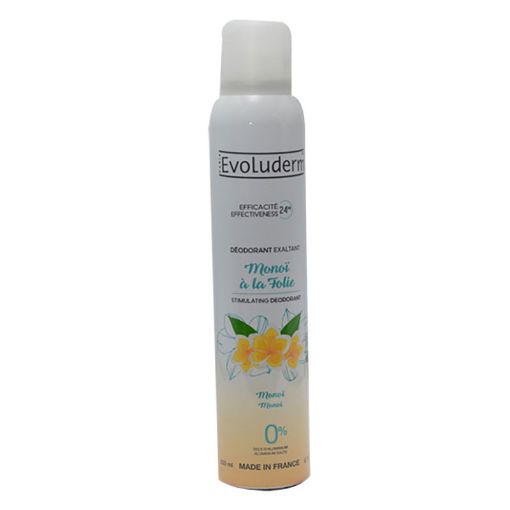 Picture of EVOLUDERM DEODORANTS SPRAY MONOI A LA FOLIE 200ML