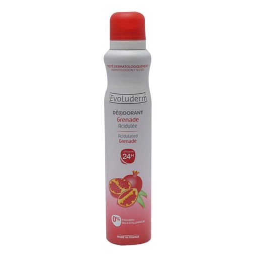 Picture of EVOLUDERM DEODORANTS SPRAY GRENADE ACIDULEE 200ML