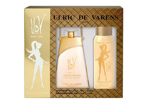 Picture of ULRIC DE VARENS POUR ELLE GOLDISSIME COFFRET EDP 75ML+ DEODORANTS 125ML