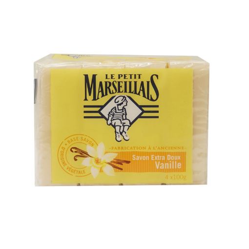 Picture of LE PETIT MARSEILLAIS SAV VANILLE 4X100G