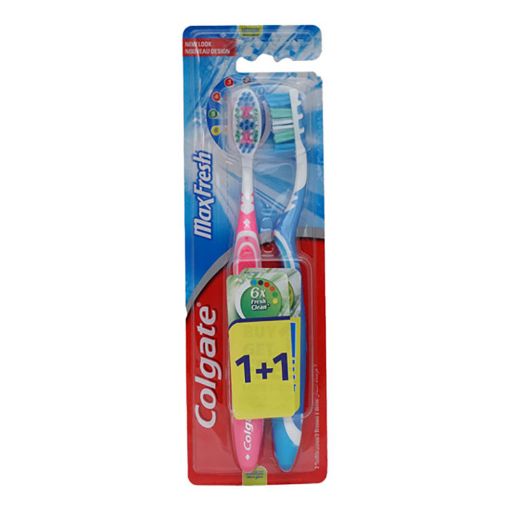 Picture of COLGATE BROSSE A DENT DOUBLE ACTION MEDIUM X 2