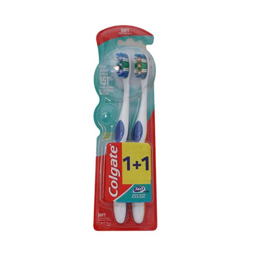 Picture of COLGATE BROSSE A DENT 360 SOFT X2 WHOLE MOUTH CLEAN