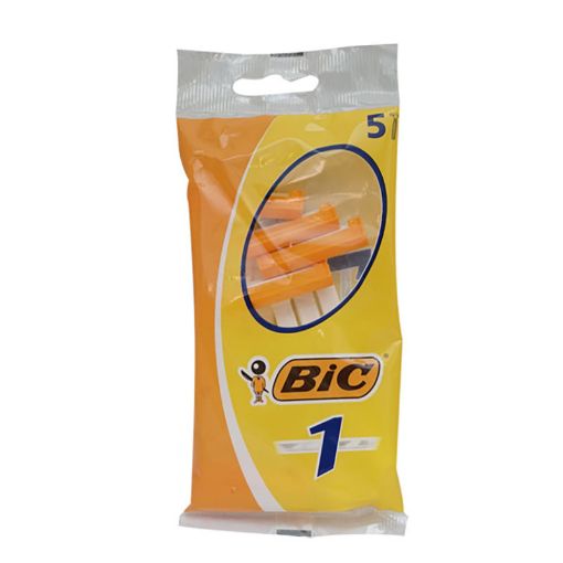 Picture of BIC 1 SENSITIVE RASOIRS X 5 ORANGE POUCH