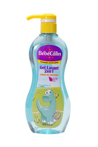 Picture of BEBECALIN GEL LAVANT CORPS ET CHEVEUX AVEC POMPE 400ML