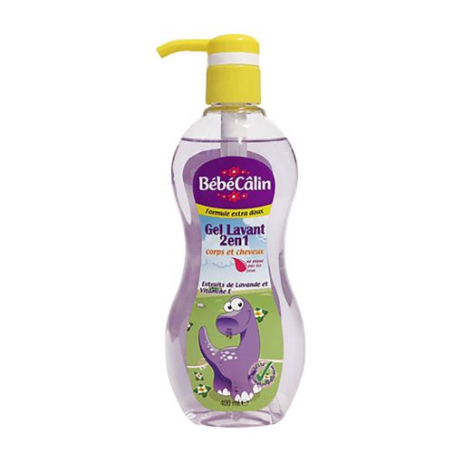 Picture of BEBECALIN GEL LAVANT LAVANDE CORPS ET CHEVEUX AVEC POMPE 400ML