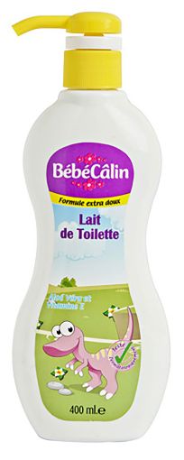 Picture of BEBECALIN LAIT DE TOILETTE AVEC POMPE 400ML