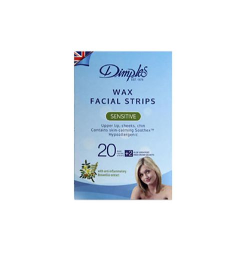 Picture of DIMPLES DEPILATORY WAX FACIAL STRIPS