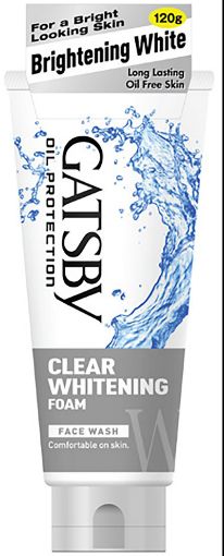 Picture of GATSBY FACE WASH FOAM CLEAR WHITENING 120G