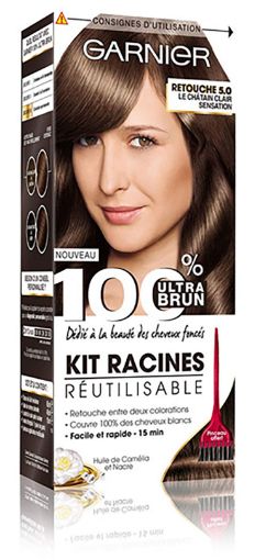 Picture of GARNIER 100 COLOR BRUN MINI KIT RACINE CHATAIN CLAIR