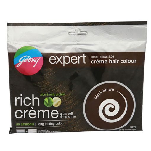 Picture of GODREJ HAIR CREAM COLOUR 20 G BLACK BROWN