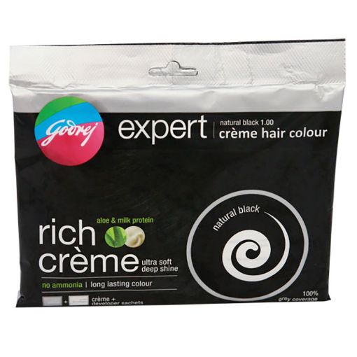 Picture of GODREJ HAIR CREAM COLOUR 20 G NATUROUGE A LEVRE BLACK