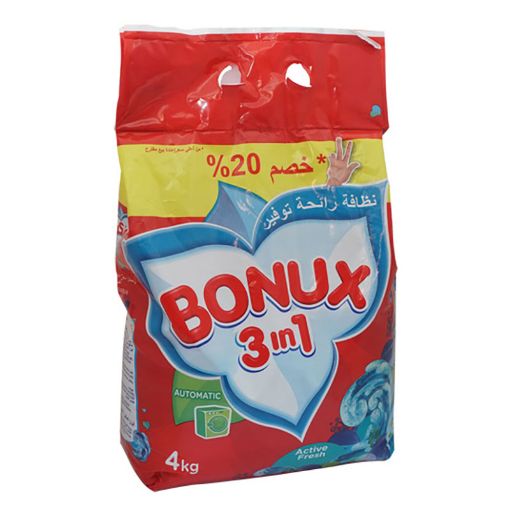 Picture of BONUX LESSIVE MACHINE REG 3IN1 4KG