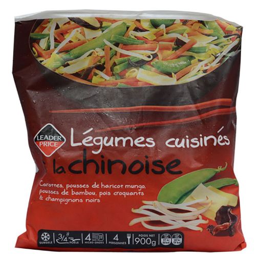 Picture of LEADER PRICE LEGUMES CUISINES A A LA CHINOISE 900G