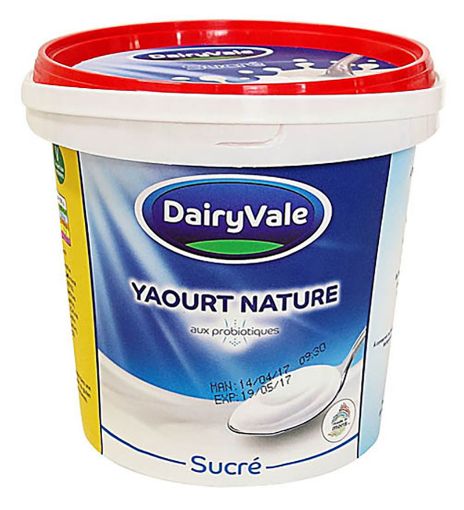 Picture of DAIRYVALE YOGHURT NATURE SUCRE 1KG