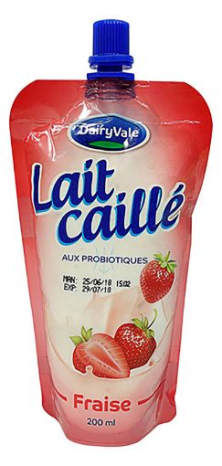 Picture of DAIRTVALE LAIT CAILLE FRAISE 200ML